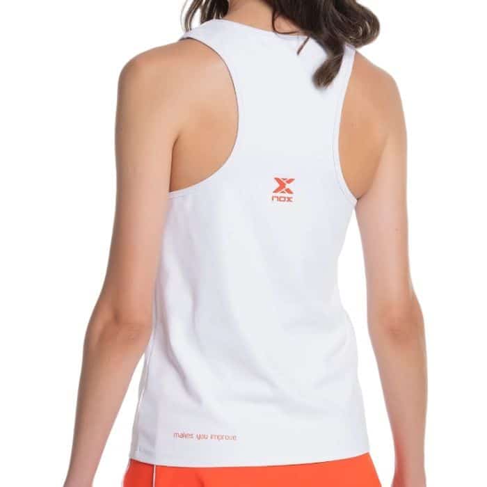 Detalle de la Camiseta NOX Team Blanca W