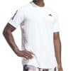 Camiseta Adidas Blanca Club 3 Bandas