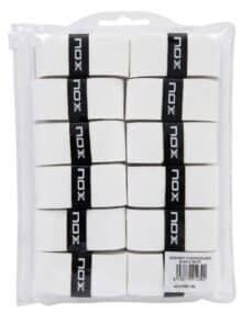 Blíster 12 Overgrips NOX Blancos Lisos