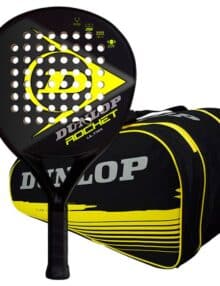 Pack Dunlop Pala Rocket Ultra Yellow + Paletero Club Amarillo