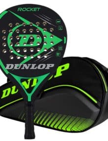 Pack Dunlop Pala Rocket Verde y Paletero Elite Verde