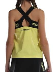 Camiseta de pádel y tenis Bullpadel Llave amarilla mujer
