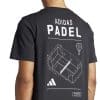 Detalle de la Camiseta Adidas Padel G Negra