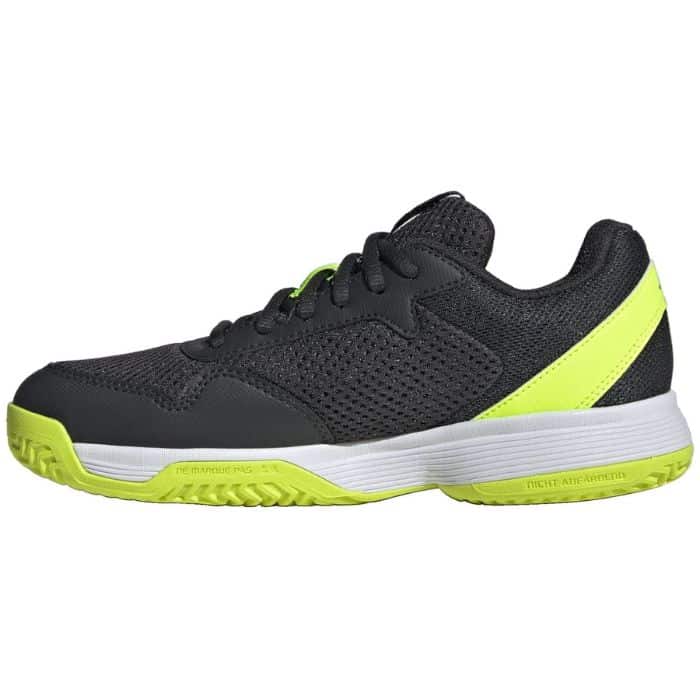 Interior Zapatillas Adidas Courtflash negras junior