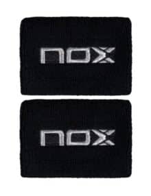 Blíster 2 Muñequeras NOX Negro/Blanco de pádel