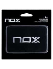 Blíster 2 Muñequeras NOX Negro/Blanco