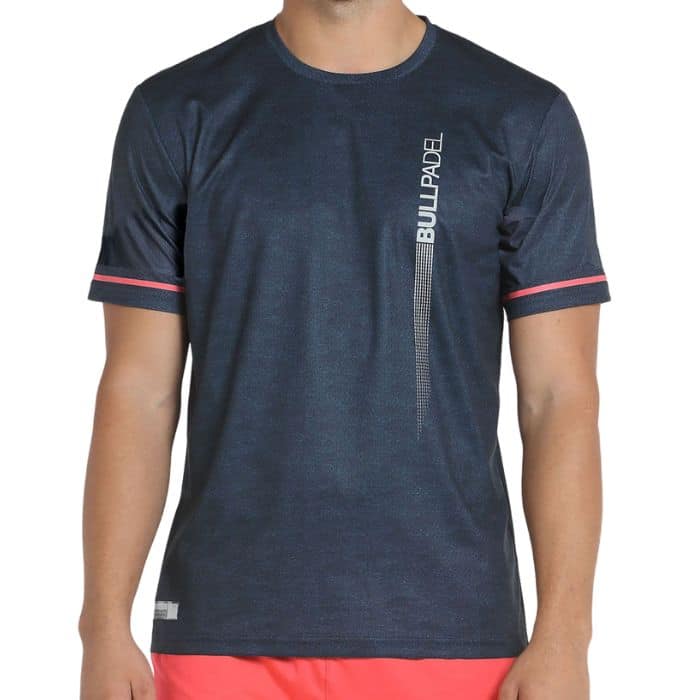 Camiseta Bullpadel Camari Azul Marino Hombre