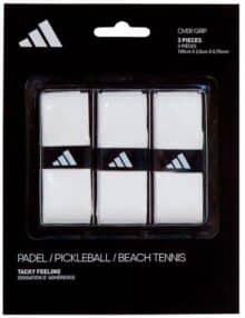 Blíster de 3 Overgrips Adidas Blancos Perforados
