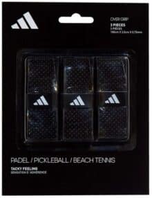 Blíster de 3 Overgrips Adidas Negros Perforados