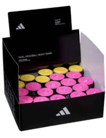 Caja de 45 Overgrips Adidas de Colores Perforados