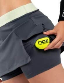 Detalle del bolsillo de la Falda NOX Pro Carbón