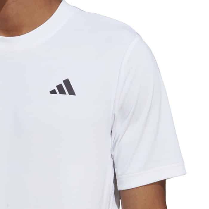 Detalle camiseta Adidas Club Blanca