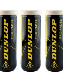 Tripack pelotas Dunlop Pro