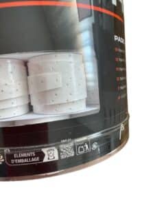 Detalle del Tambor 60 Overgrips HEAD Padel Pro Blancos Perforados