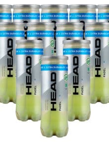 12 botes de pelotas HEAD Padel Pro