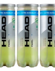 3 botes de pelotas HEAD Padel Pro+
