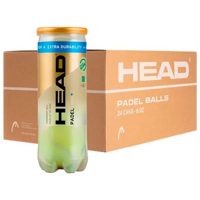 Cajón de 24 botes de Pelotas HEAD Padel Pro S+