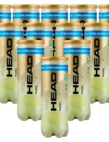Pack de 12 Botes de Pelotas HEAD Padel Pro S+