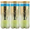 Tripack Pelotas HEAD Padel Pro S+