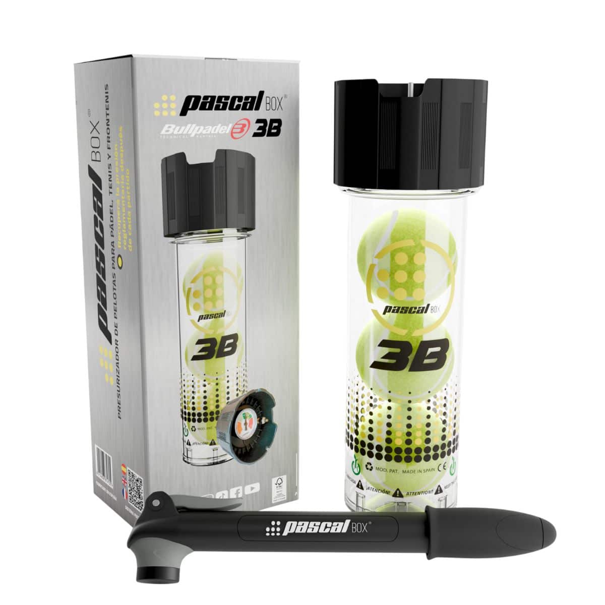 Presurizador de pelotas Pascal BOX 3B