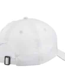 Lateral Gorra de pádel y tenis blanca de Bullpadel
