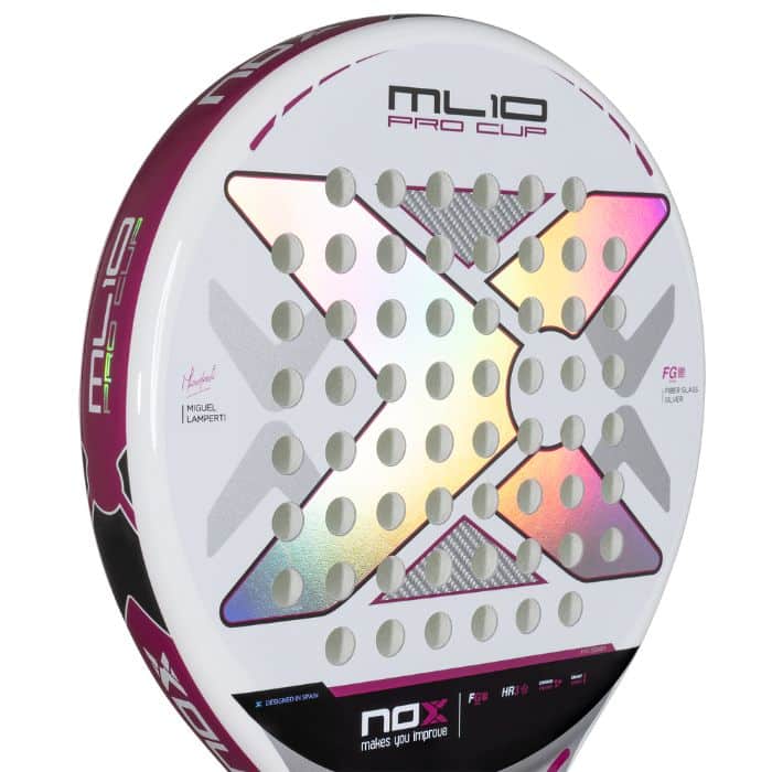 Detalle del plano de la Pala NOX ML10 Pro Cup Silver