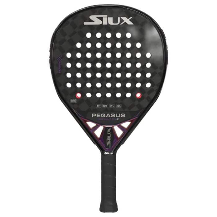 Raquette De Padel SIUX Pegasus Revolution 2 - Modèle Noir - Haute Performance Pour Joueurs Confirmés