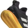 Detalle de la suela de las zapatillas Adidas Black Adizero Ubersonic 4.1