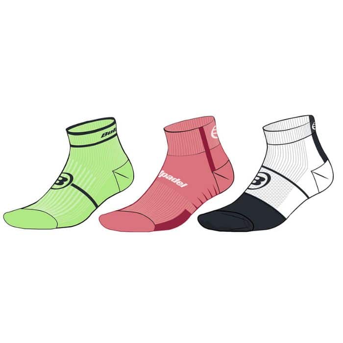 Calcetines Cortos de Bullpadel Pack de 3