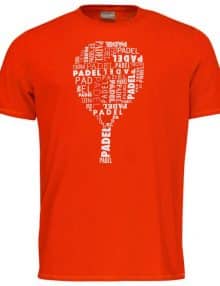 Camiseta HEAD Padel Naranja