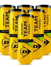 6-botes-pelotas-team-padel-dunlop