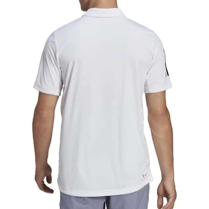 Polo Adidas Club 3STR Blanco de Hombre
