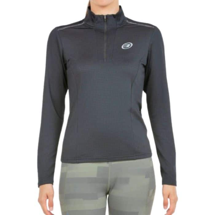 Camiseta Bullpadel Noigas Negra Mujer