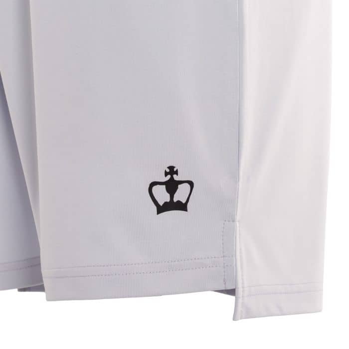 Detalle del Short Black Crown Montana Gris