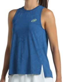 Camiseta de tirantes Bullpadel Batea Azul Oscuro