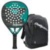Pack Bullpadel - Pala Bullpadel Hack 04 Hybrid + Mochila Hack Negro