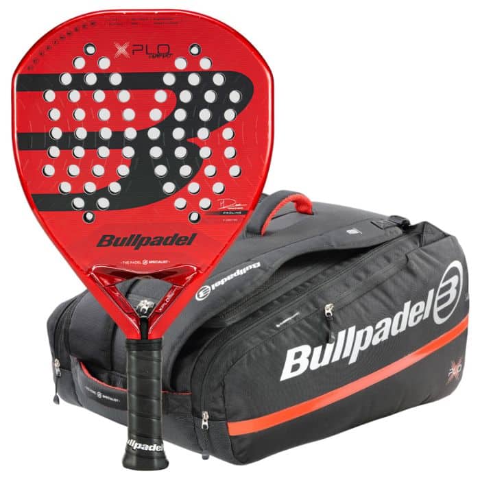 Pack Bullpadel XPLO Comfort - Pala XPLO Comf + Paletero Negro
