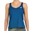 Camiseta de tirantes Bullpadel Oroso Azul Noche Woman