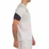 Lateral Camiseta Bullpadel Brial Blanco Premier padel para hombre
