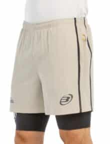 Perfil Short Bullpadel Barde Premier Padel para hombre Piedra