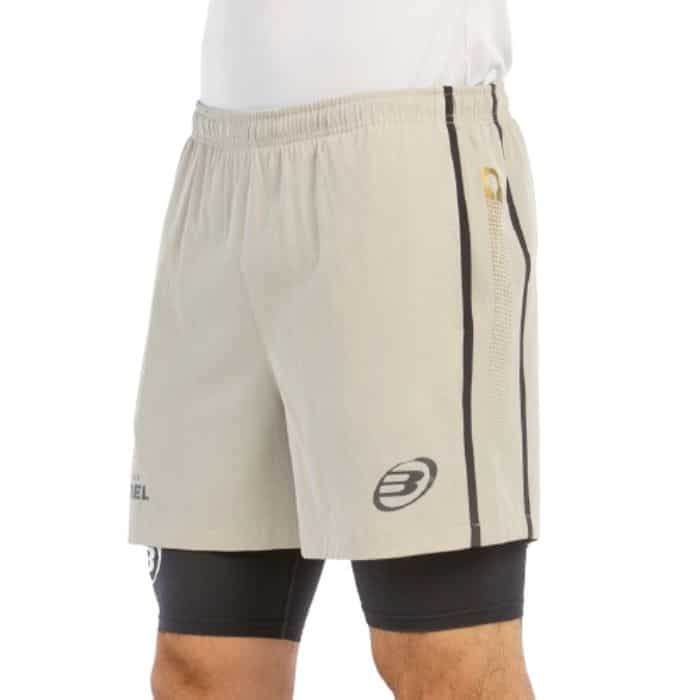 Perfil Short Bullpadel Barde Premier Padel para hombre Piedra