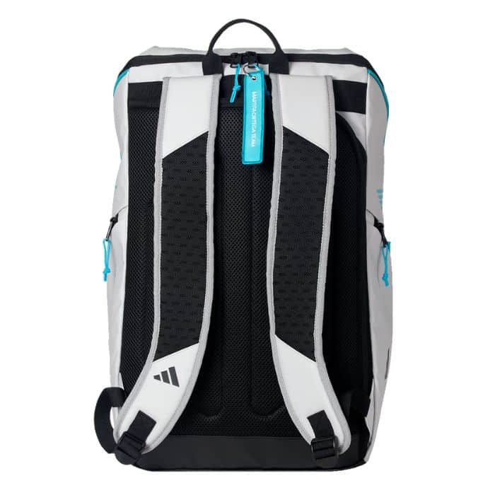 Parte de atras de la Mochila Adidas Protour 3.4 Blanca