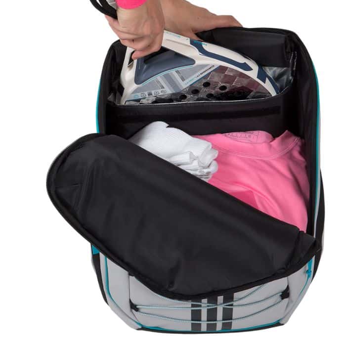 Interior de la Mochila Adidas Protour 3.4 Blanca