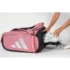 Compartimento para calzado del Paletero Adidas Pro Tour Pink