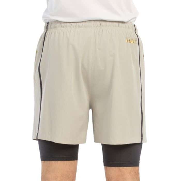 Short Bullpadel Barde Premier Padel para hombre Piedra