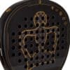 Plano Pala de pádel Black Crown Patron Gold
