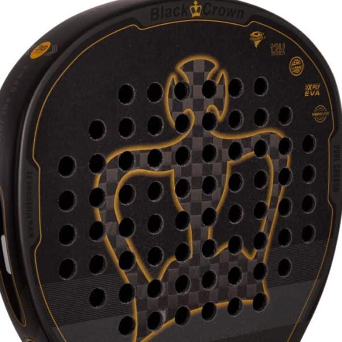 Plano Pala de pádel Black Crown Patron Gold