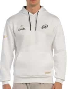 Sudadera Bullpadel Baque Blanco Hombre