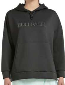 Sudadera Bullpadel Silba Negro Mujer