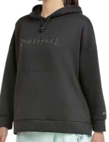 Sudadera Bullpadel Silba Negra Mujer